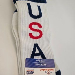 Kids size 6-12 "USA" socks